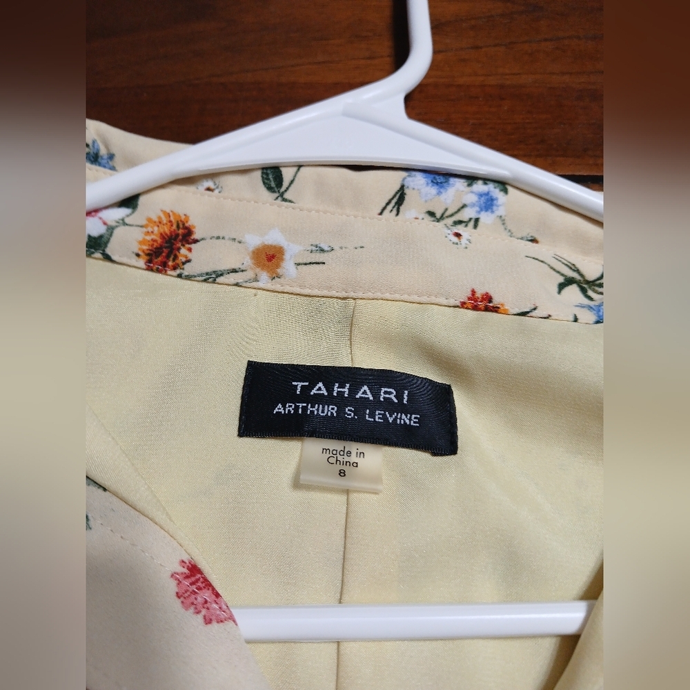 Tahari ASL Cream Midi Dress‎ Sophisticated and Versatile - Picture 13 of 13